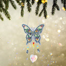DIY Crystal Light Catching Jewelry Ornaments Wind Chime Pendant (Butterfly)
