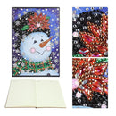 DIY Christmas Snowman Special Shaped Diamond Painting 60 Page A5 Notebook Crafts