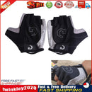 Cycling Bicycle Motorcycle Sport Gel Half Finger Gloves Gray Size S Newly