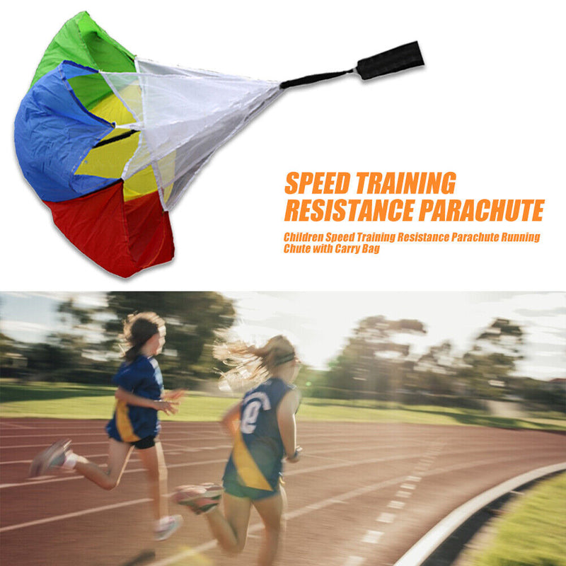 Children Umbrella Drag Drills Resistance Physical Speed Training Parachute Newly