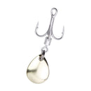10pcs/Set Metal Barbed Fishing 3-Hooks with Rotating Sequin Fishing Accessori