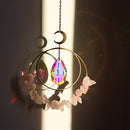 Moon Circle Crystal Suncatcher Lighting Accessories Curtain Home Garden Penda