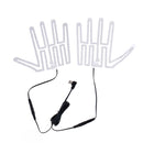 1 Pair 5V Carbon Fiber USB Gloves Heated Pads Winter Thermal Handheld Warm Heater