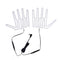 1 Pair 5V Carbon Fiber USB Gloves Heated Pads Winter Thermal Handheld Warm Heater