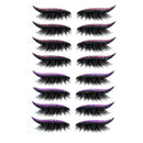 and False Eyelashes Self Adhesive Eyeliner 2 In 1 Eyeliner Eyelashes Set