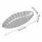DIY Pastry Tool Aluminum Boat Shape Baking Mould Pudding Holder Egg Tart Molds