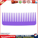 Smooth Comb Portable Wide Tooth Hairdressing Comb Pro Flat Comb (Purple) Newly