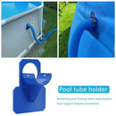 Pool Pipe Fixing Holder for Intex Above Ground Pool 30-38mm Hose (Blue)