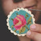 Wooden Crafts Sewing Jewelry Pendant Embroidery Key Ring Making Cross Stitch