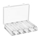 100Pcs 30mm Clear Round Cases Coin Capsules Storage Holder Box Display Container