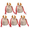 #A 5pcs Drawstring Goodie Bag Soft Candy Packing Holders Festive Party Decorat