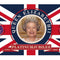 Elizabeth II Banner with Brass Grommets Street Patriotism Souvenir Printed Decor