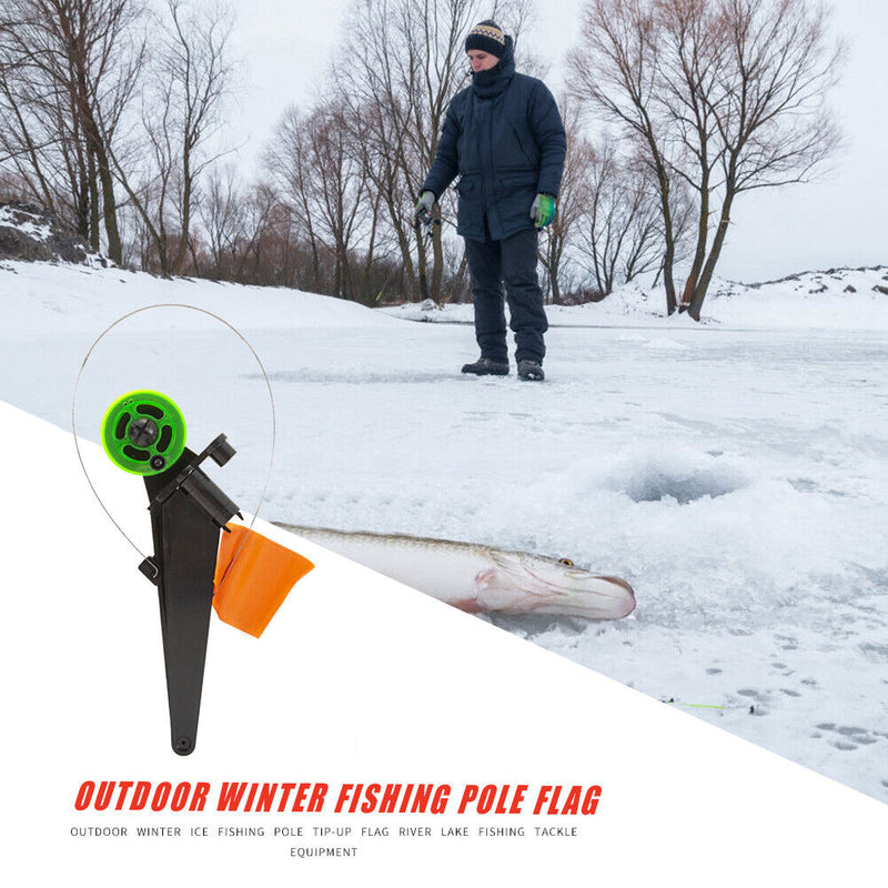 Folding Ice Fishing Rod Holder Triangle Winter Ice Fishing Pole Support Stand