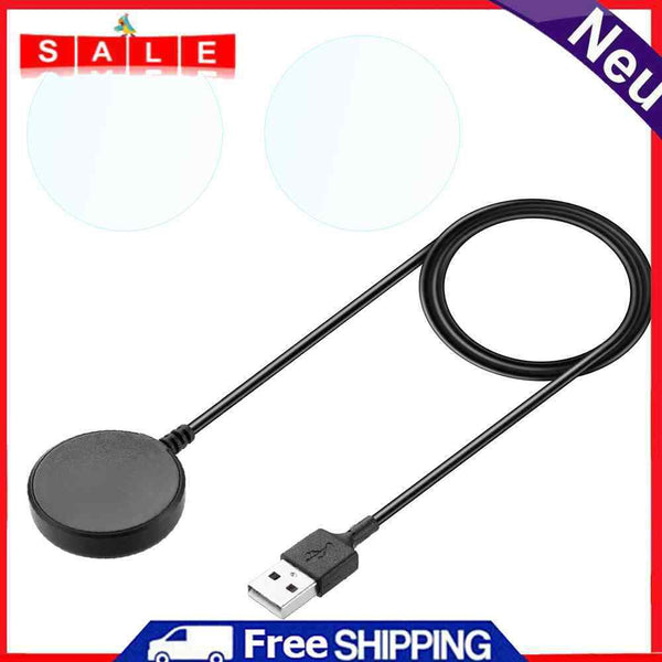 Charging Cable for Galaxy Watch 4+2 Protective Film Charger Dock Set Smartwatch