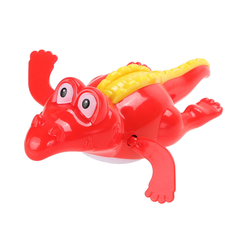 Baby BathToy Crocodile Wind Up Clockwork Swimming for Kid Educational Toys Newly
