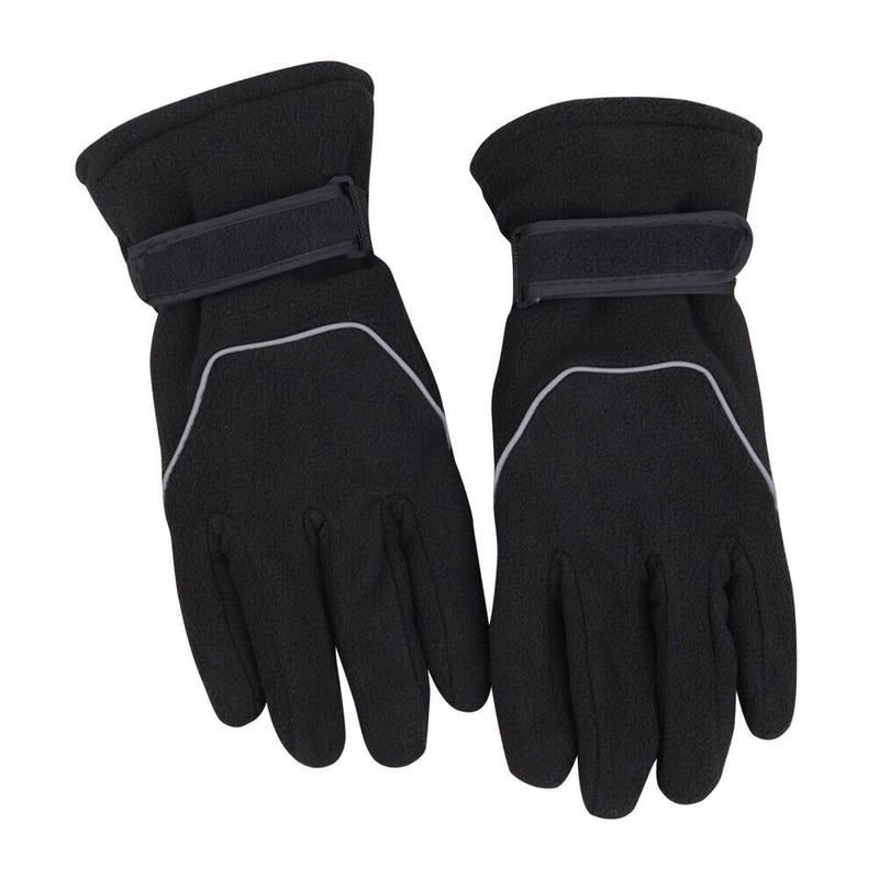 Cycling Men Fleece Gloves Winter Warm Ski Snowboard Motorcycle Full Finger Gl