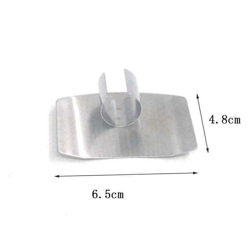 Kitchen Finger Hand Protector Guard Steel Chop Tool U9Z3 F1X7 Cook Slice Z2J8