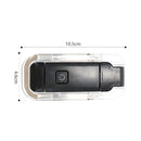 Book Night Reading Light - USB Rechargeable Clip-on Mini LED Lamp (Black)