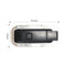 Book Night Reading Light - USB Rechargeable Clip-on Mini LED Lamp (Black)