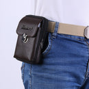 Casual Litchi Pattern Clutch Men PU Leather Belt Purse Card Holder Small Wall