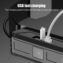 Mini Rechargeable 3LED + COB Headlamp Waterproof Outdoor Fishing Headlight