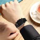 Led Binary Digital Watch Mens Fashion Casual Sport Watches Black Wrist A0R2