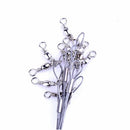 Steel String Leader Trace With Snap Safety Snaps Fishing Wire Line Rope Wire
