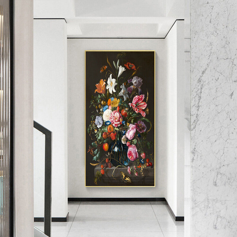Oil Paint By Numbers Picture DIY Drawing Painting Colorful Flower Handmade Art