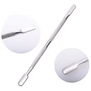 Manicure Dead Skin Remover Cuticle Pusher Triangle Rod Nail Polish Clean Stick