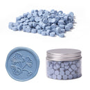 200pcs Octagon Sealing Wax Blue Wax Beads for Envelope Invitation DIY (E) Newly