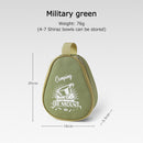 #A Outdoor Bowl Storage Bag Waterproof Tableware Cups Carry Case Organizer