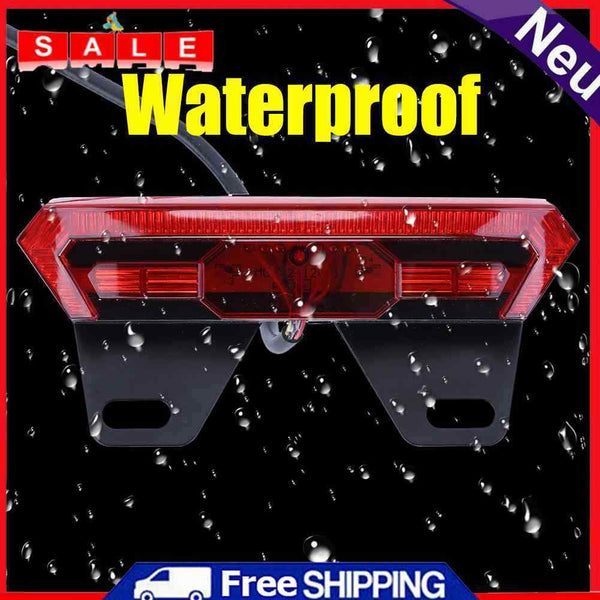 12V Indicator Lamp Waterproof LED Safety Night Ride Warning - E-Bike Tail Light