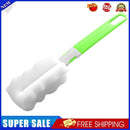 Sponge Long Handle Cup Brush Baby Glass Bottle Kitchen Cleaner Tool (Green)