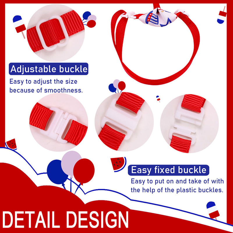 Pet Bow Ties Neckties Triangle Scarf Set - Durable & Soft Material for Pets