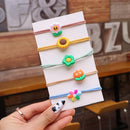 Flower Hair Rope Elastic Rubber Bands Dinosaur Hair Ties Hair Ponytail Holders