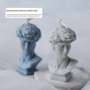 Silicone David Head Candle Mold DIY Making Tools Set Homemade Mould Home Decor
