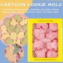 8Pcs Christmas Cookie Cutters Biscuit Mold DIY Cake Baking Tool Xmas Decoration: