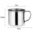 Tumbler Pint Drinking Travel Portable Cup Stainless Steel Camping Coffee Mug