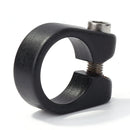 28.6mm Bicycle Seat Post Clip Aluminum MTB Road Bike Seatpost Clamp (Black)