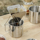 Foldable Coffee Dripper Holder Outdoor Camping Tea Coffee Filter Drip Cone
