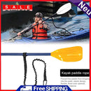 Elastic Canoe Paddle Leash Adjustable Tie Rope with Hook Rowing Boat Accessories