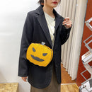Fashion Cute Glitter Pumpkin Shape Chain Shoulder Bag Women Small Messenger Bags