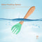 Baby Wooden Silicone Feeding Spoon Toddlers BPA-free Tableware (13) Newly