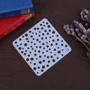 Spray Plate DIY Draw Tool Photo Album Tools for Kids Theme Hollow Ruler