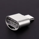Mini Portable Key Ring Type Type-C USB3.1 Micro SD TF Memory Card Reader