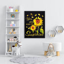 5D DIY Full Round Drill Diamond Paint Sunflower Mosaic Rhinestone Drawing Kit
