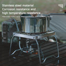 Folding Backpacking Camping Stove Oven BBQ Grill Rack Stand Barbecue Accessories