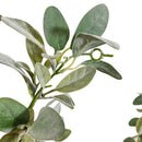 Christmas Rabbit Ear Leaf Vines Plant Decoration Plants Faux Long Flocking