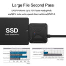 USB 3.1 Type C to 2.5 3.5 SATA III 17"" Hard Drive Cable for Data Transfer