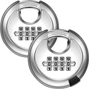 4-Position Combination Disc Padlock Stainless Steel Rust-Proof Door Warehouse